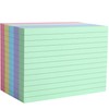 QAINJG A6 Ruled Index Crads, 400Pcs Revision Cards, 5 Colours