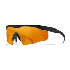 Wiley X PT-1 Changeable Lens Sunglasses with Rust Lens/Matte Black Frame