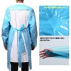 KOVIDSUN Plastic Gowns Disposable Sleeve Thumb Hook CPE Gowns 20