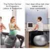 STOROMO Exercise Ball,Yoga Ball(Free Exercise Tutorial)，Extra Thick Non-Slip,Holds 2500 lbs,