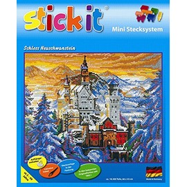 Mini Plug-in System Neuschwanstein Castle in winter Approx. 10,000 Pieces No. 41209