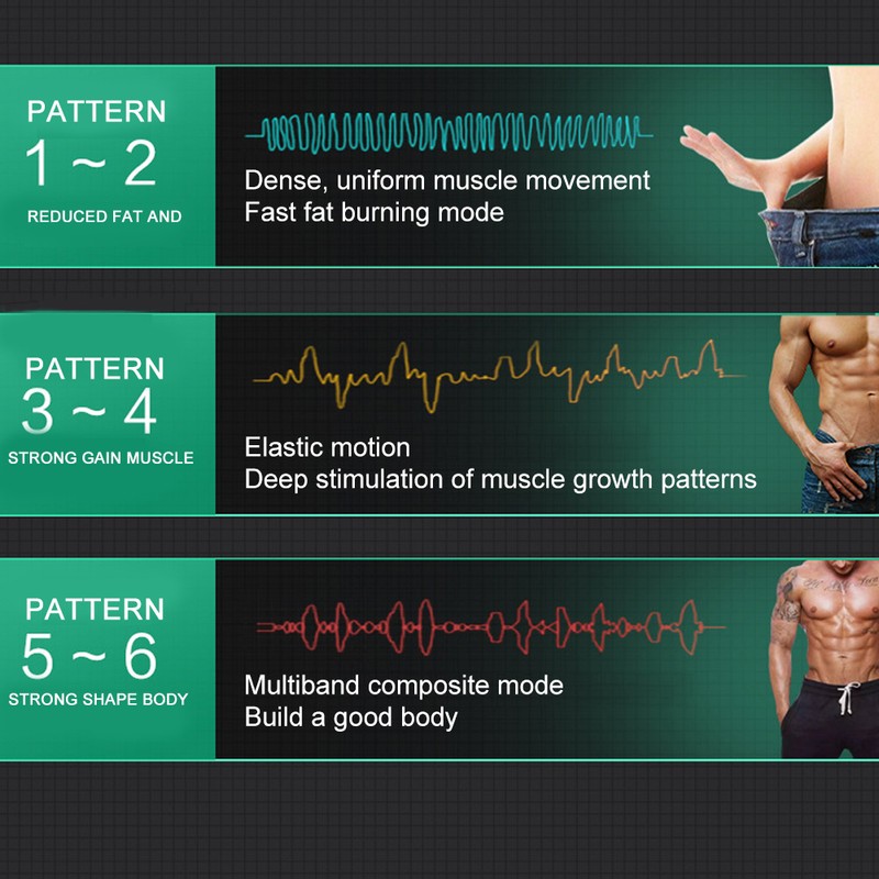 Abdominal Muscle Stimulator Body Toning Trainer ABS Arm Stimulator Training