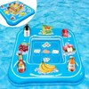 Fistone Large Inflatable Floating Game Table - Tray for Pool