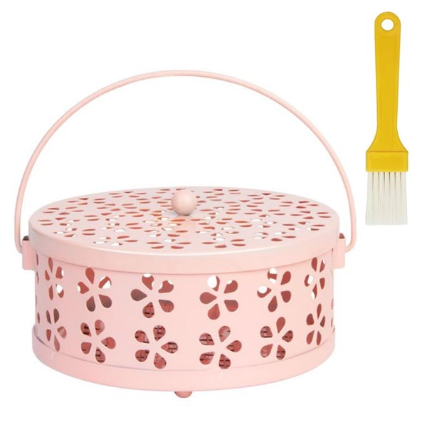 ZHAKKE Portable Mosquito Spiral Holder with Brush Mosquito Coil Holder