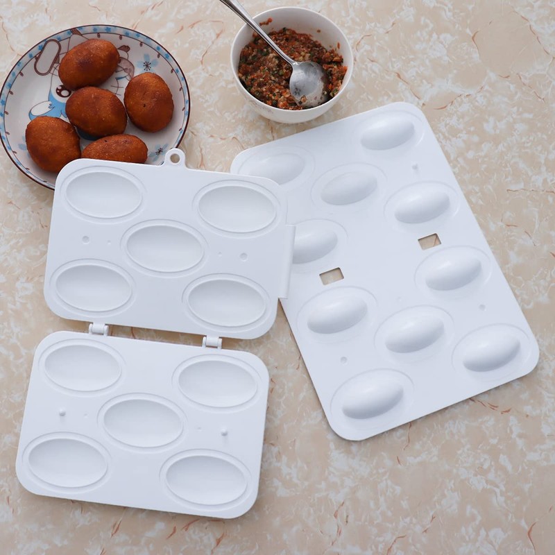 YINRONG Meatball Mold，Kibbeh Meatloaf Maker Press Manual Tool Durable DIY