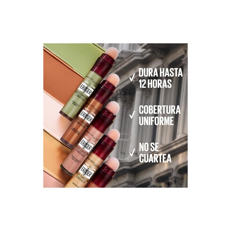 Maybelline Corrector de Maquillaje Instant Age Rewind, Light, 6 g