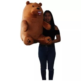 Teddy Babys Oso Pardo Sentado Escandaloso Peluche Ultrasuave X 1 Mt