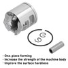 Cylinder Piston Set 43 mm Piston Kit with Rings Chainsaw