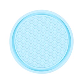 HARFINGTON Car Cup Coasters Universal PVC Car Cup Mats Non-Slip Cup Holder Insert Coasters Car Interior Accessories, Sky Blue