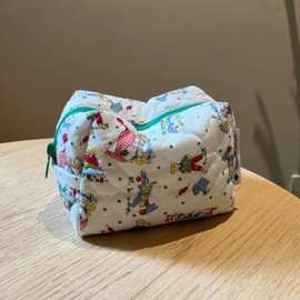 Miucatch Storage Pouch, Makeup Pouch, Toiletry Bag, Cartoon Style, Travel Goods Storage, Convenient to Carry, Inner Bag, Small, Lightweight, Large Capacity, Cute, Bag-in-Bag