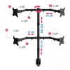 EGTMA Soporte De Mesa Para 4 Monitor Tv En Pared