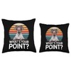 GSP Dog What's Your Point German Shorthaired Pointer Throw Pillow