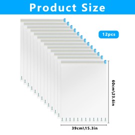 Pack of 12 Vacuum Bags for Clothing, Travel, Small, 40 x 60 cm, Vacuum Bags for Clothing, Vacuum Bags for Rolling, Space-Saving Vacuum Bags, Clothes, Vacuum Clothes Bags for Backpack, Travel