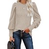 IVIR Women's Knit Jumpers V Neck Sweatshirt Ladies Casual Classic