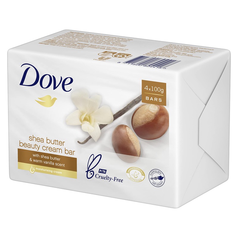 Dove Rein Shea Butter Pampering Program Soap Bar 4 x