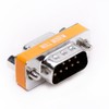 DB9 null modem male to female slimline data transfer serial