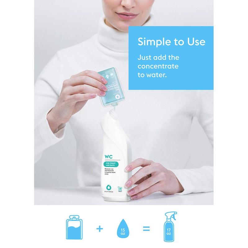 DUTYBOX WC 6 Capsule Packs - Liquid Toilet Bowl Cleaner