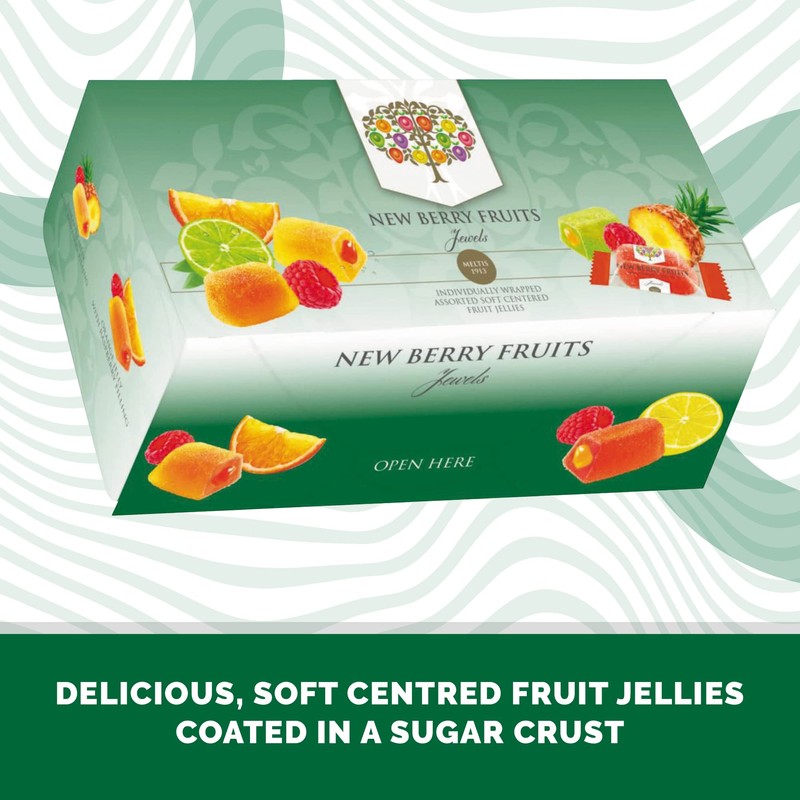 New Berry Fruits Jewels |Individually Wrapped Assorted Soft Centred Fruit