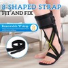 Tairibousy Medical AFO Foot Drop Support Stabilizer (Right - Large)