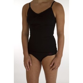 Comfizz Level 1 Support Vest: Women’s, Light Support Ideal for Post Surgery, Small Hernias & High Sited Stomas (S/M, Black)