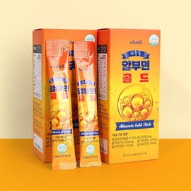 Drinkable Albumin Gold Liquid Essence Stick High Content Albmin Complex Efficacy 14 Packets, 3 Pieces / 마시는 알부민 골드 액상 진액 스틱 고함량 알브민 복합물 효능 14포, 3개