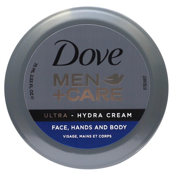 Dove Men+Care Ultra-Hydra Cream with 24 Hour Moisturization, 2.53 FL OZ (Pack of 48)