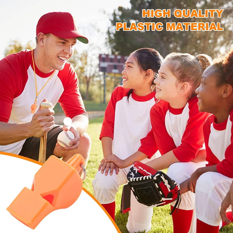 Yuemsh 50 Pcs Non-Nuclear Professional Referee Whistle Fox Whistle Plastic