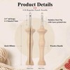 Oxford Punch Needle Regular Natural Wood 6mm - 1pc