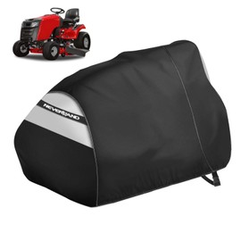 NEVERLAND Riding Lawn Mower Cover - Lawn Tractor Cover with Drawstring & Storage Bag, Fits Decks up to 54", 420D, Handles and Dual Air Vents