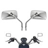 10 mm Bolt Chrome Motorcycle Universal Handlebar Rear view Side