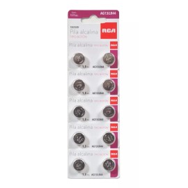 RCA 50 Pila Bateria Rca Botón Ag13 Lr44 357 L1154 Sr44 1.5 Vcc