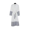 Kimpton Style Striped Turkish Robe - One Size Fits Most
