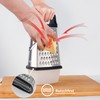 YC Kitchen Cheese Grater, Box Grater for Cheese Stainless Steel