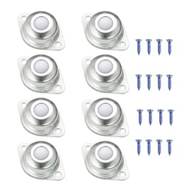 Ball Castors, Pack of 8, Furniture Castors, Ball Bearings, Transfer Furniture Castors, Swivel Castors, Nylon Ball for Furniture Transport Device (12 mm Ball Diameter)