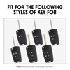 WORCAS Key Fob Case Carbon Fiber Pattern Silicone Cover Compatible