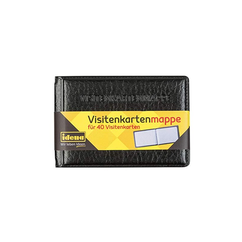 Idena 11339 Business Card Folder for 40 Cards 10 x
