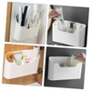 OHPHCALL 1Set Hanging Storage Basket Wall Mounted Organizer Box for