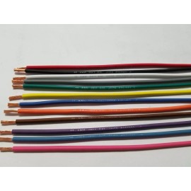 AC/DC Wire And Supply 60 FEET AUTOMOTIVE  WIRE 12 AWG HIGH TEMP GXL 12 COLORS 5 FT EA LEGEND PRINT