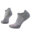 Smartwool Women's Run Targeted Cushion Low Ankle Socks, Light Gray/White,