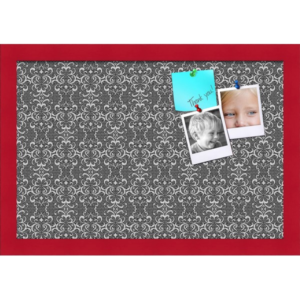 PinPix Decorative pin Cork Bulletin Board Made from self-Healing Canvas,
