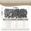 45 LB Mexican Beach Pebbles - 1-2 Inch Decorative River
