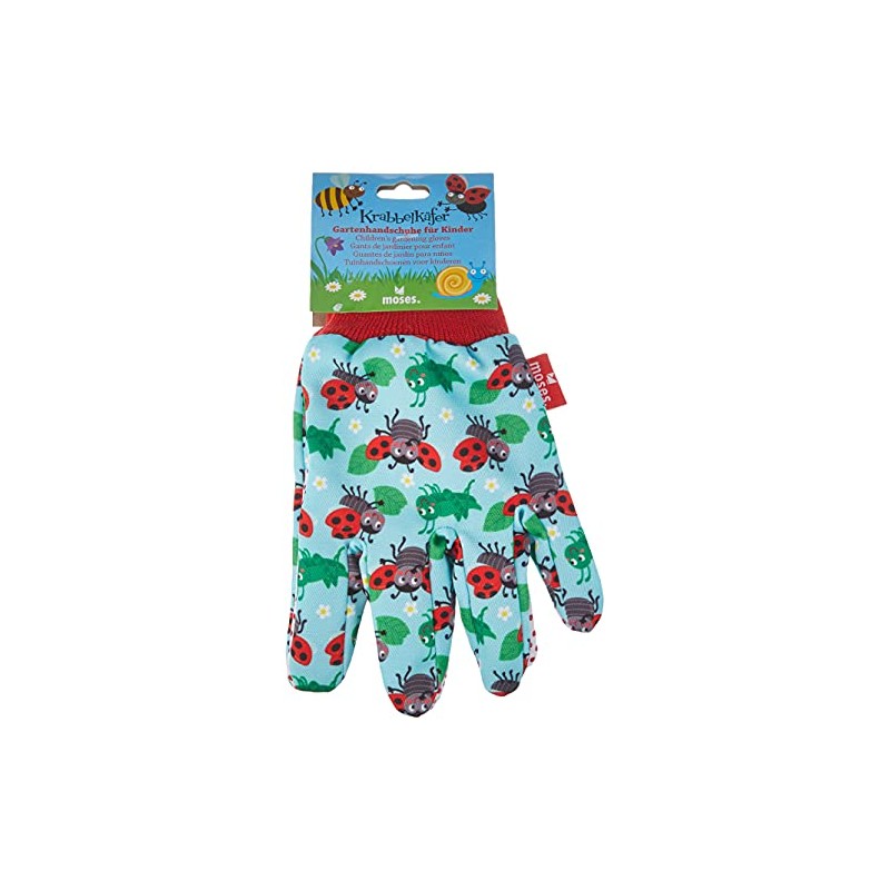Moses 16065 Children's Gardening Gloves, Multi-Coloured