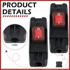 Kingdder 2 Pieces Waterproof Inline Cord Switch AC/DC 12V-250V Heavy