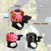 NYGGTYK Pack of 3 Bicycle Bells, Bicycle Accessories, Metal Bells,