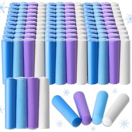 Chivertion 120 Pcs Sidewalk Chalks Set in 30 Count 4 Colors Non Toxic Jumbo Chalk for Party Gift Outdoor Art Play Painting(Cool Color,Classic)