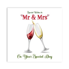 Papa Prints Engaged Card Greeting Card (145 x 150 mm) Engagement Cards with Envelope Congratulations Engagement Card