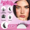 Lash Clusters Kit with 144 Pcs Individual Lashes Cluster Lashes