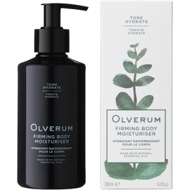 Olverum Firming Body Moisturiser, A Toning & Hydrating Lotion. Vegan and Cruelty Free Intensive Moisturising Replenishing Cream Enriched with Papaya Enzyme for Dry Skin 180ML