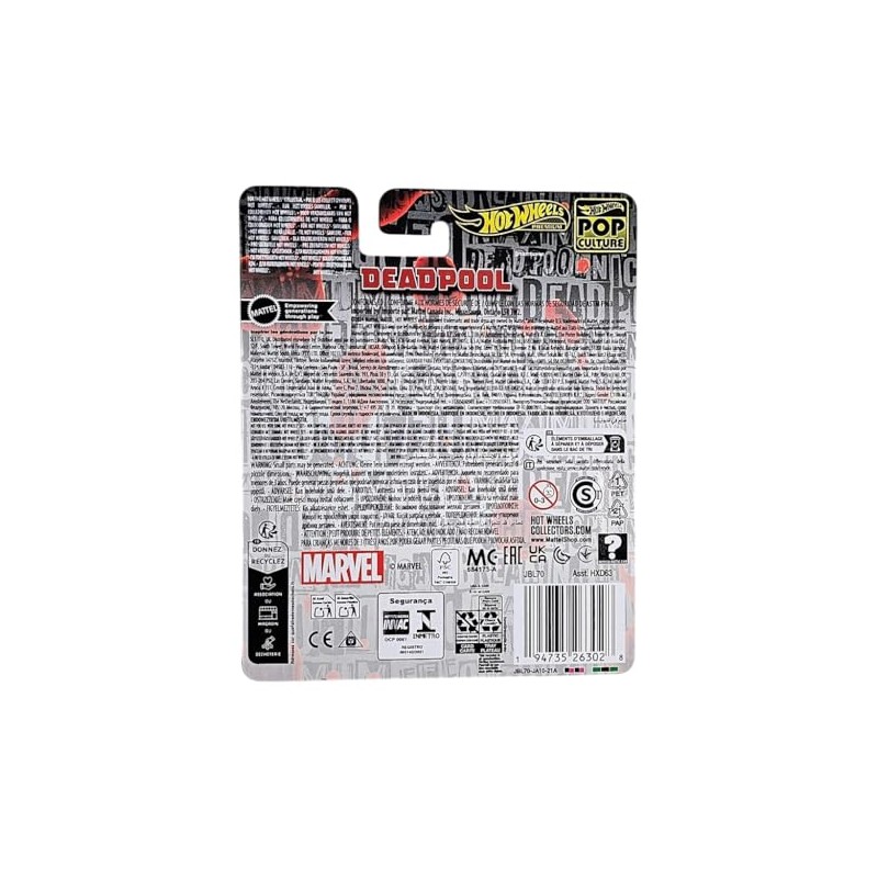 Hot Wheels Collector's Deadpool Scooter Collector's Vehicle Collector