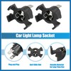 A ABSOPRO H1 Headlight Bulb Socket Holder Adapter for Honda